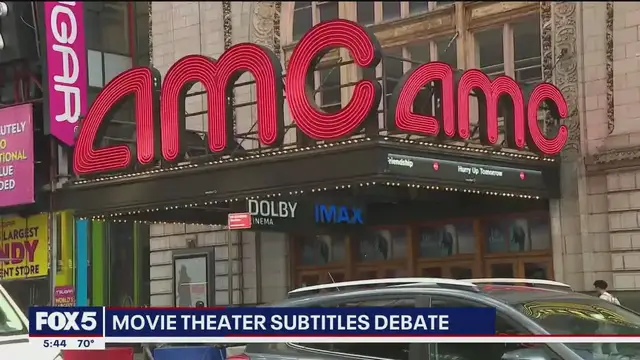 'Video thumbnail for Push for movie theater subtitles sparks debate'