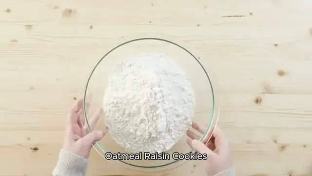 'Video thumbnail for Oatmeal raisin cookies recipe '