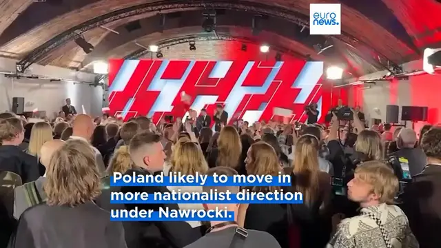 'Video thumbnail for Conservative Karol Nawrocki wins Poland's presidential election, according to final vote count'
