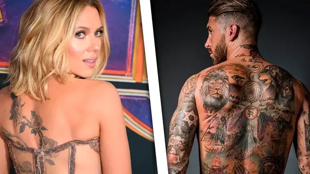 'Video thumbnail for CELEBRITIES SHOW THEIR TATTOOS'