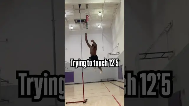 'Video thumbnail for Could be my highest jump ever ##basketball #shorts'