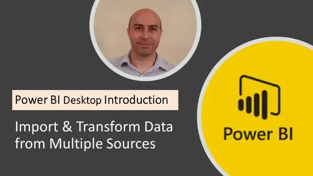 'Video thumbnail for Power BI Desktop Introduction #2 - Import & Transform Data'