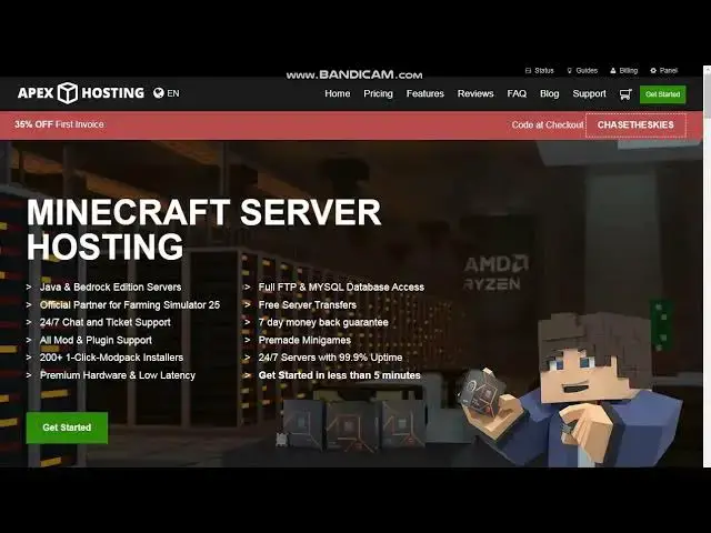 'Video thumbnail for best hosting for minecraft'