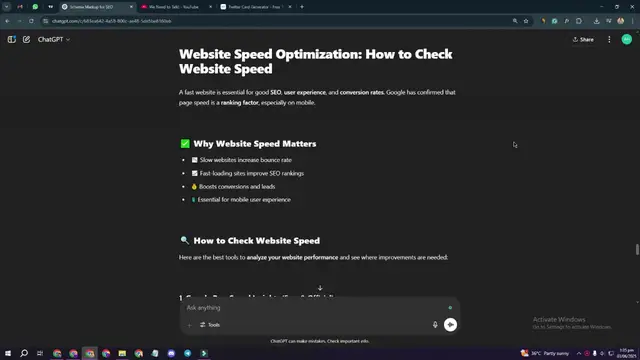 'Video thumbnail for Website Speed Optimization How to Check Website speed'