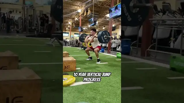 'Video thumbnail for 10 Year Vertical Jump Progression'