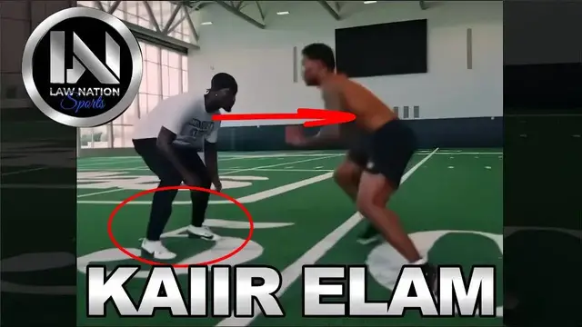 'Video thumbnail for (471) cowboys cb kaiir elam off-season workout: potential week 1 starter?'