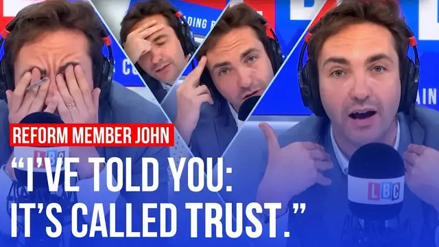 'Video thumbnail for Reform member John's unshakable faith in Nigel Farage'