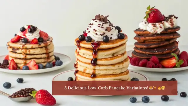'Video thumbnail for 5 Delicious Low-Carb Pancake Variations | Keto Breakfast Goals!'