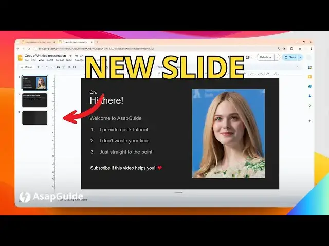 'Video thumbnail for How to Add a New Slide in Google Slides'