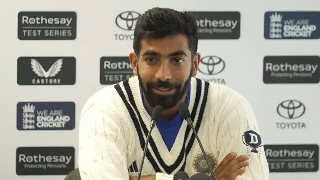 'Video thumbnail for 'I can't control all that' - Bumrah on managing expectations following five-wicket haul'