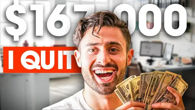 'Video thumbnail for Quit My $167,000 JOB after this happened'