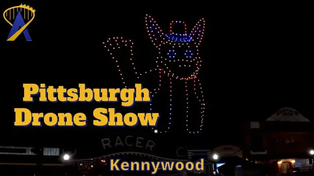 'Video thumbnail for Drone Show at Kennywood for Celebrate Pittsburgh'