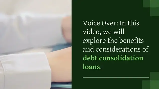 'Video thumbnail for Debt Consolidation Loan - A Practical Solution to Overcome Financial Struggles'