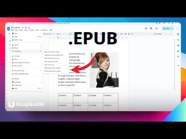 'Video thumbnail for How to Export to the EPUB Format from Google Docs'