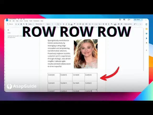 'Video thumbnail for How to Add a Row to a Table in Google Docs'