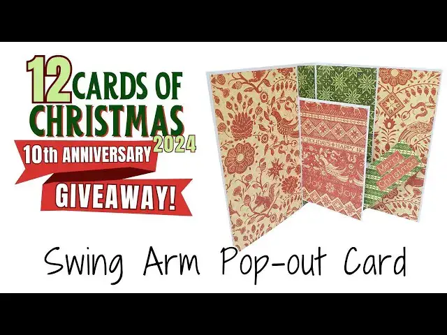 'Video thumbnail for 12 Cards of Christmas 2024 - Swing Arm Card'