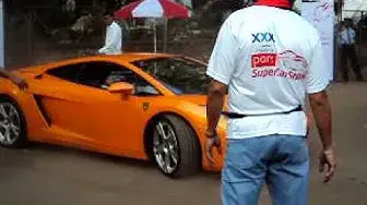 'Video thumbnail for Hottie Orange and Batmobile at a Car Rally'