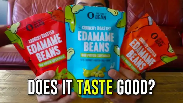 'Video thumbnail for Taste Testing The Dry Roasted Edamame Beans Keto Snacks'