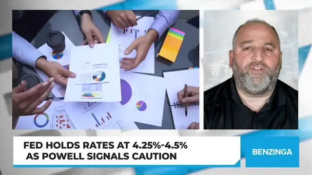 'Video thumbnail for Fed Holds Rates at 4.25%-4.5% as Powell Signals Caution'