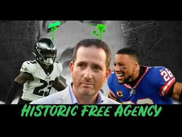 'Video thumbnail for lord brunson: eagles free agency 2024! howie roseman's plan, saquon barkley, and kelce's legacy'