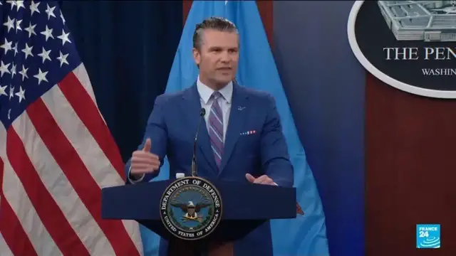 'Video thumbnail for Hegseth doubles down as Khamenei says Trump 'exaggerated' impact of US strikes on nuclear sites'