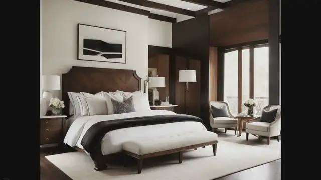 'Video thumbnail for Mixing White and Dark Wood Furniture in the Bedroom'