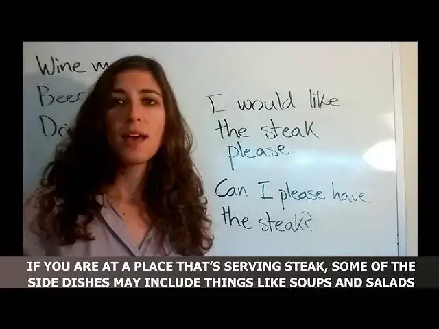 'Video thumbnail for Learn English Fast - How to Talk About Restaurants and Eating in English ✔'
