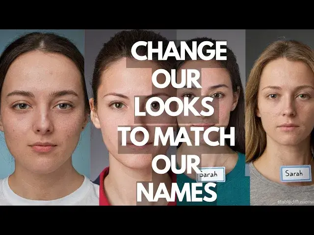 'Video thumbnail for Do Our Names Shape Our Faces? A Surprising New Study'