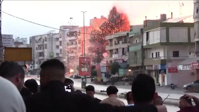 'Video thumbnail for Israel attacks Lebanon with “most violent” strikes since ceasefire'