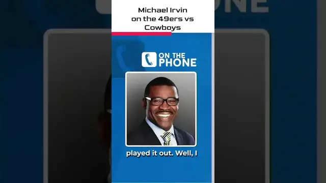 'Video thumbnail for #Cowboys Michael Irvin on the 49ers vs Cowboys'