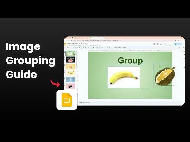 'Video thumbnail for How to Group Multiple Images in Google Slides'