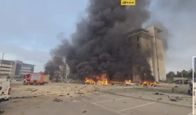 'Video thumbnail for Israel’s Beersheva in Iran’s ‘crosshairs’ after second attack in two days'