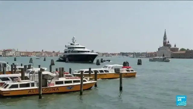 'Video thumbnail for Bezos wedding festivities kick off in Venice'