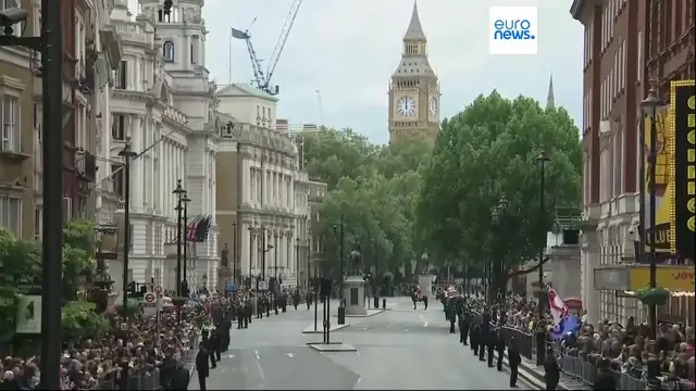'Video thumbnail for Thousands gather in London to mark the 80th anniversary of VE Day'