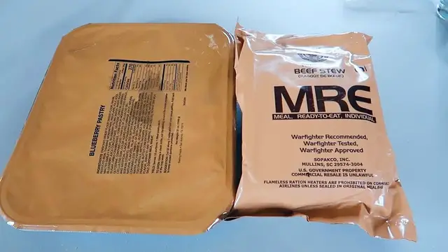 'Video thumbnail for Tasting 2024 US Military MRE (Meal Ready to Eat) Menu NO 9'