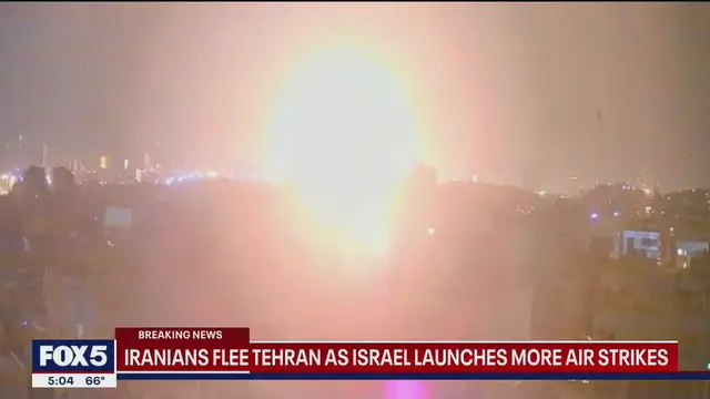 'Video thumbnail for Israel-Iran tensions escalate as more air strikes are launched'