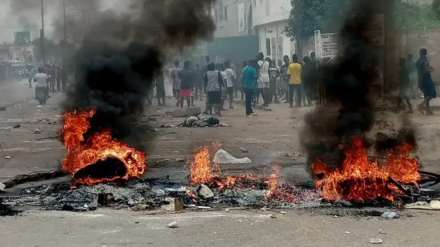 'Video thumbnail for Togo protests erupt over president’s extended rule'