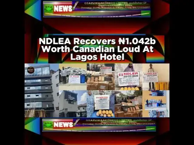 'Video thumbnail for NDLEA Recovers ₦1.042b Worth Canadian Loud At Lagos Hotel'