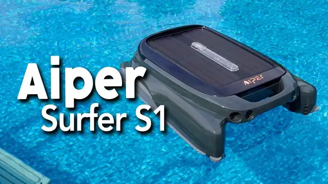 'Video thumbnail for Testing Out The Aiper Surfer S1 Solar Robotic Pool Skimmer'