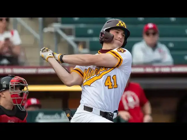 'Video thumbnail for Charlie Sutherland 2025 College Baseball Highlights! | Minnesota Golden Gophers'