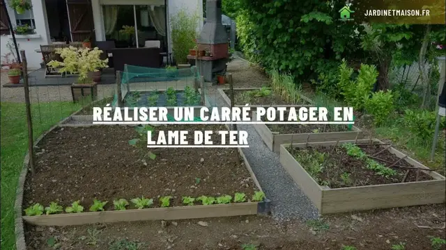 'Video thumbnail for Réaliser un carré potager en lame de terrasse'