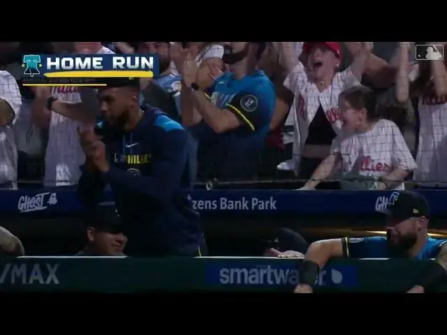 'Video thumbnail for Max Kepler SLUGS a Solo Home Run! | 4th HR of 2025 | Philadelphia Phillies | 05/02/2025'