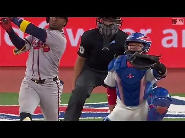 'Video thumbnail for Ozzie Albies SMACKS a Solo Home Run! | 4th HR of 2025 | Atlanta Braves | 04/15/2025'