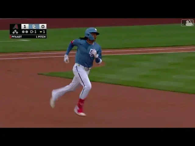 'Video thumbnail for CJ Abrams SMOKES a Solo Home Run! | 3rd HR of 2025 | Washington Nationals | 04/04/2025'
