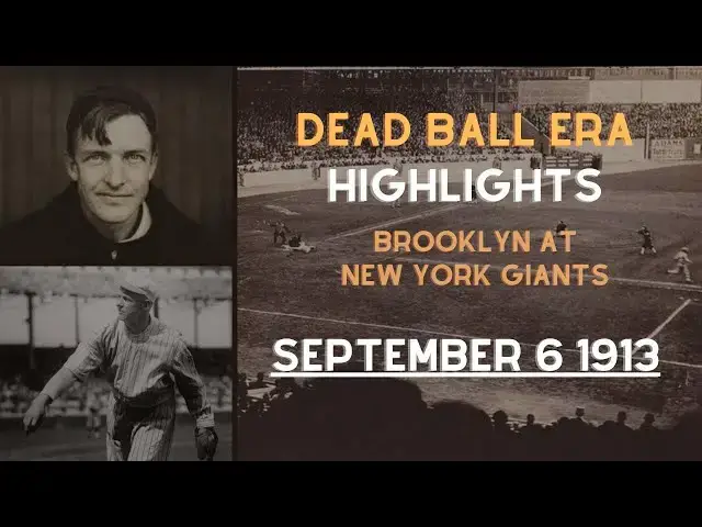 'Video thumbnail for September 6, 1913 Ed Reulbach beats Mathewson'