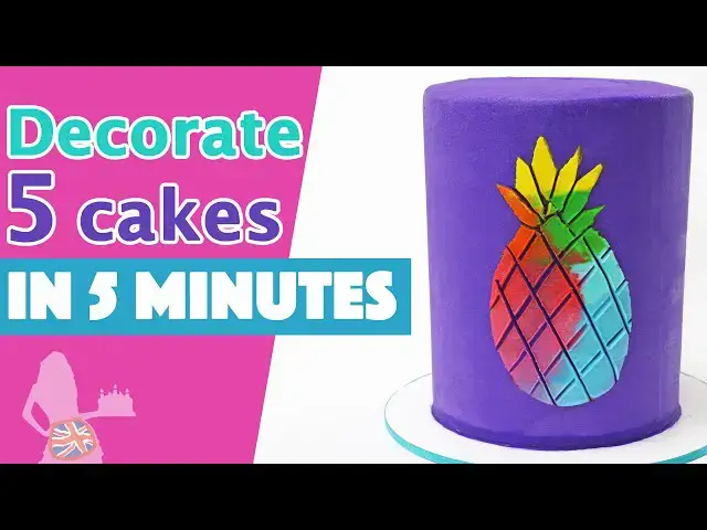 'Video thumbnail for 5 Cakes You Can Decorate in 5 Minutes'