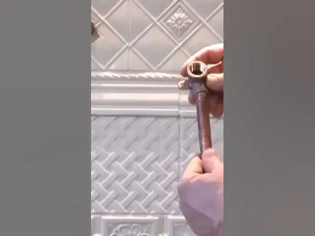 'Video thumbnail for Pot Filler Faucet Installation'