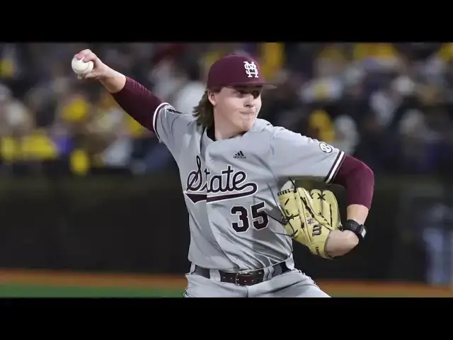 'Video thumbnail for Ben Davis 2025 College Baseball Highlights! | Mississippi State Bulldogs'