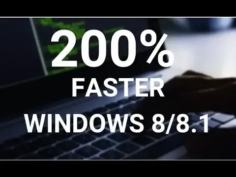 'Video thumbnail for Make your Windows 8, 8.1 Run Super Fast'