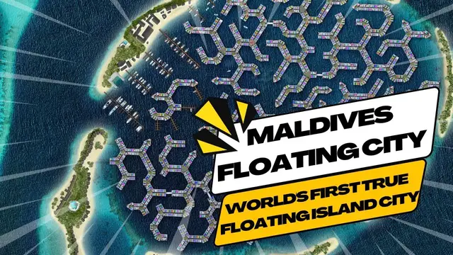 'Video thumbnail for Maldives Floating City - The World's First True Floating City (UPDATES)🏝️'